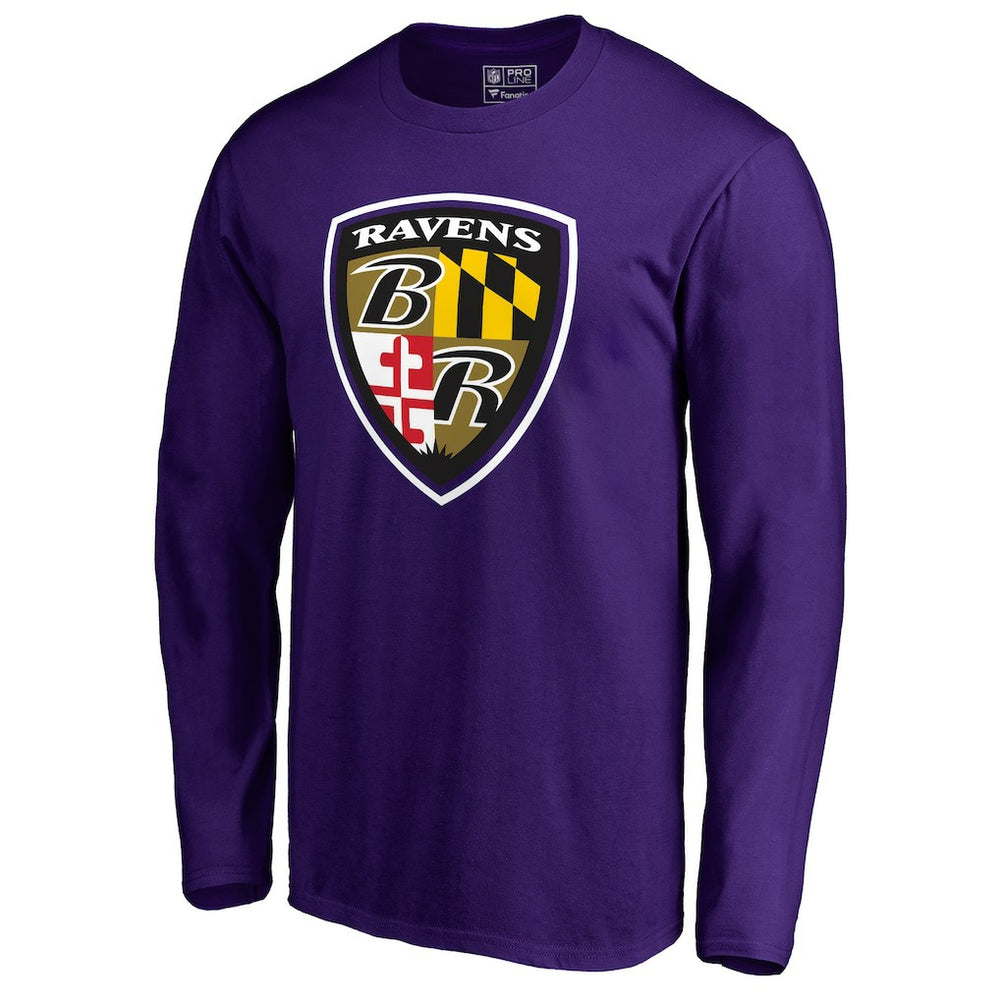 Baltimore Ravens Hometown Collection Long Sleeve T-Shirt - Purple T-shirts
