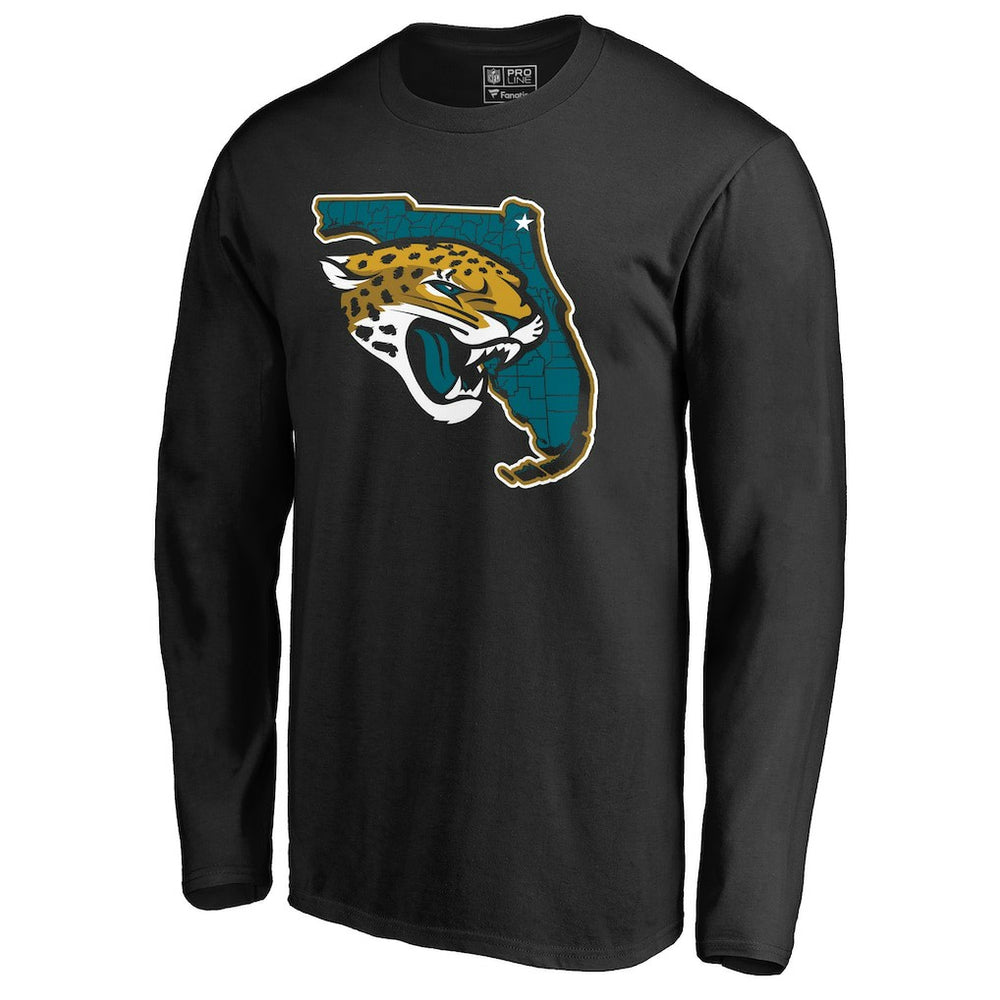 Jacksonville Jaguars Hometown Collection Long Sleeve T-Shirt - Black T-shirts