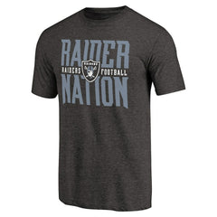 Las Vegas Raiders Hometown Collection Tri-Blend T-Shirt - Heathered Black T-shirts