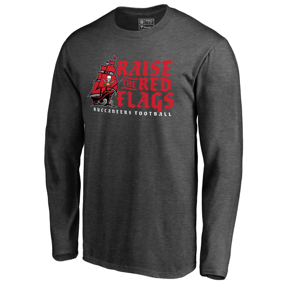 Tampa Bay Buccaneers Hometown Collection Long Sleeve T-Shirt - Heathered Gray T-shirts