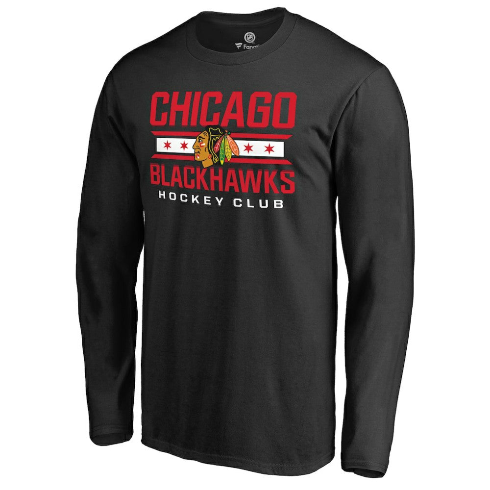 Chicago Blackhawks Hometown Collection Long Sleeve T-Shirt - Black | US 2970577