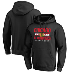 Chicago Blackhawks Hometown Collection Pullover Hoodie - Black | US 2970579