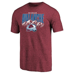 Colorado Avalanche Hometown Collection Tri-Blend T-Shirt - Burgundy | US 2970593