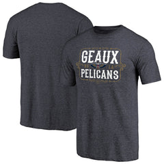 New Orleans Pelicans Geaux Pelicans Hometown Collection Tri-Blend T-Shirt Navy outlet