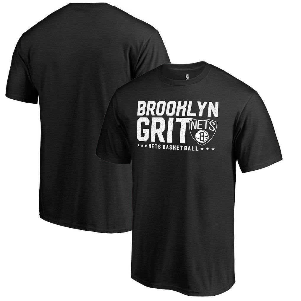 Brooklyn Nets Grit Stack Hometown Collection T-Shirt Black outlet