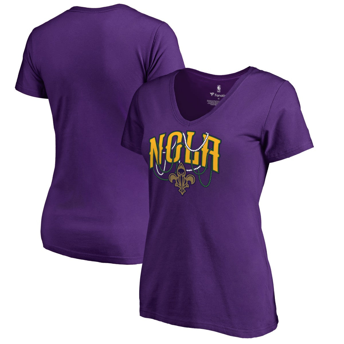 New Orleans Pelicans Women's NOLA Beads Hometown Collection T-Shirt Purple outlet