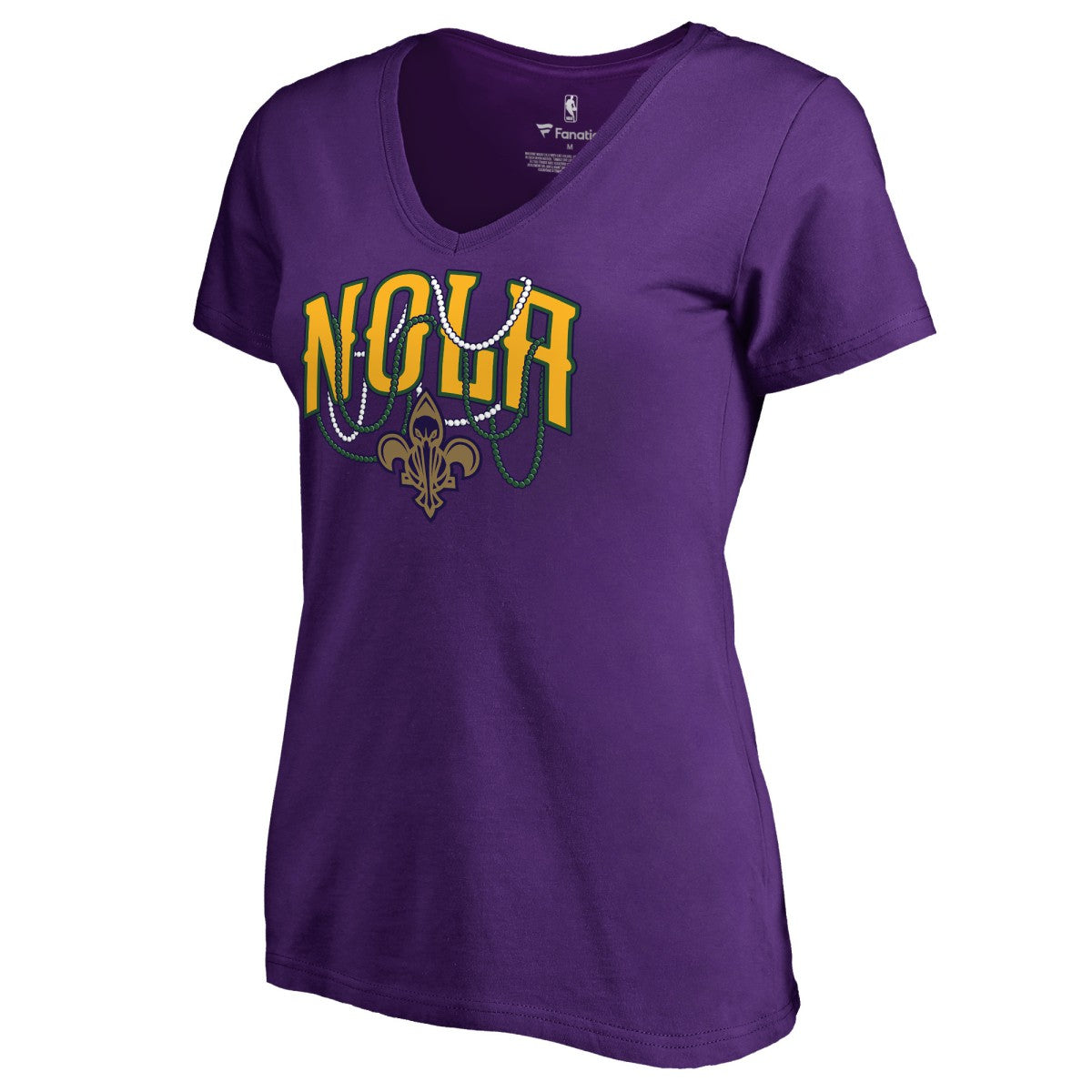 New Orleans Pelicans Women's NOLA Beads Hometown Collection T-Shirt Purple outlet