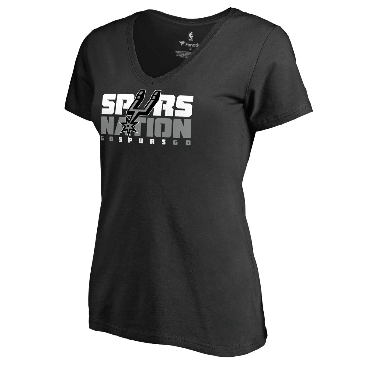 San Antonio Spurs Women's Spurs Nation Hometown Collection T-Shirt Black