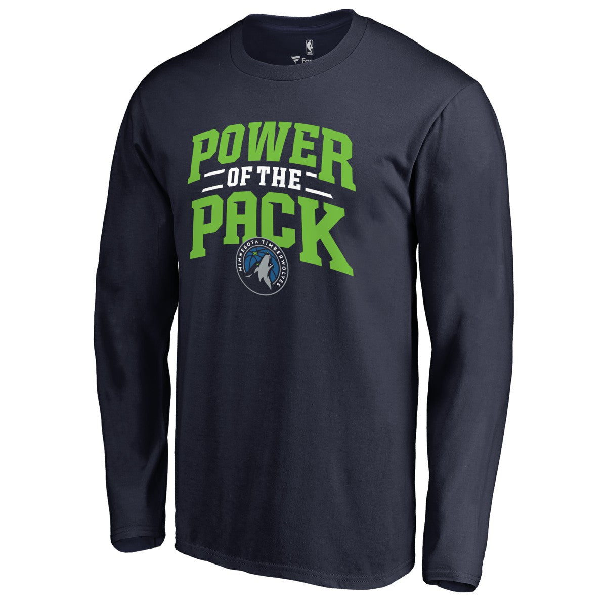 Minnesota Timberwolves Power of the Pack Hometown Collection Long Sleeve T-Shirt Navy