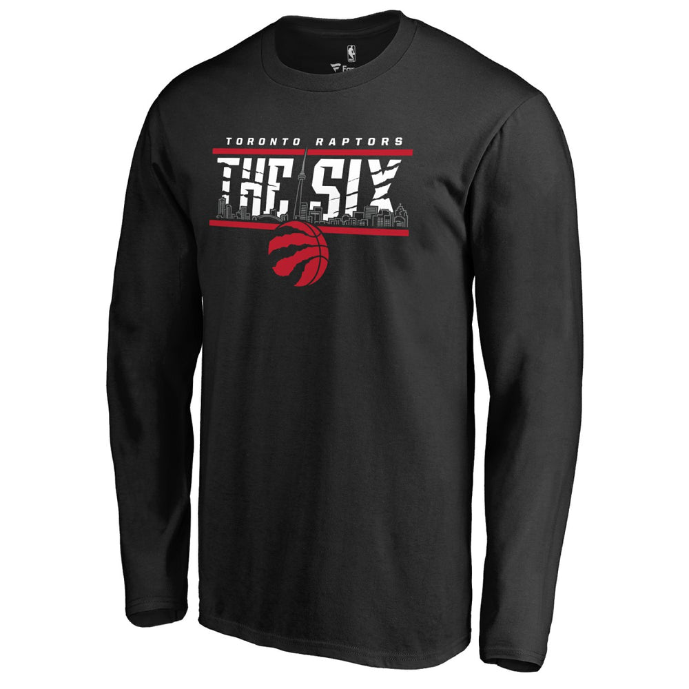 Toronto Raptors The Six Hometown Collection Long Sleeve T-Shirt Black