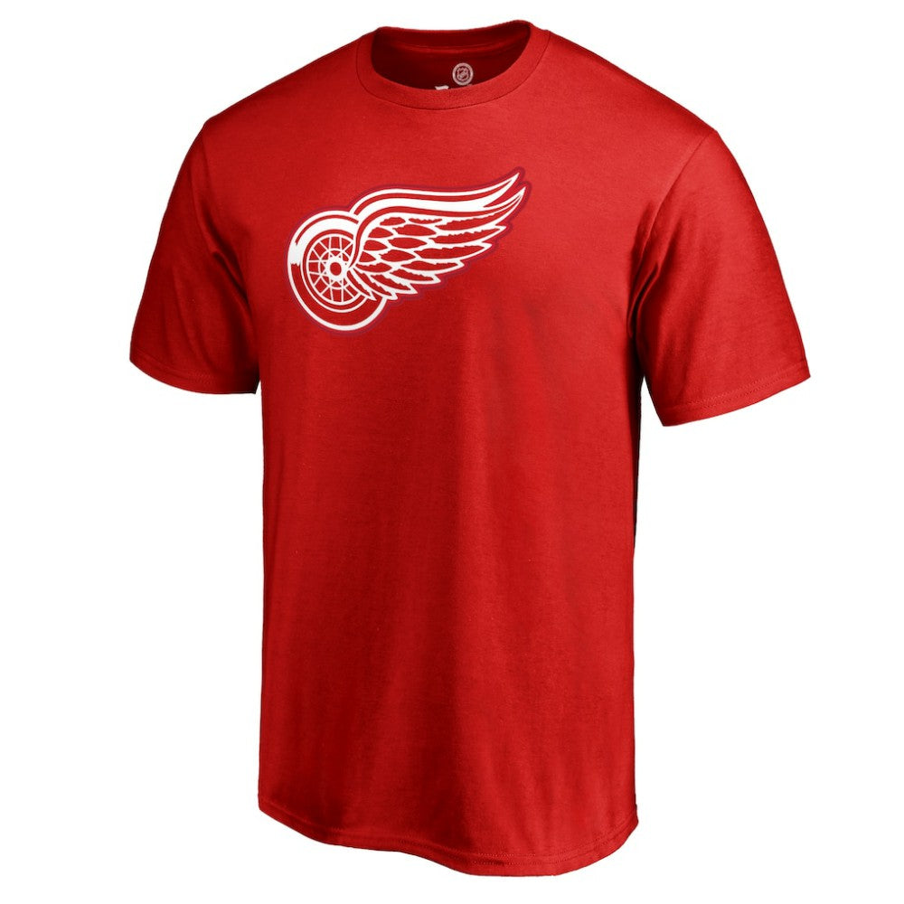 Dylan Larkin Detroit Red Wings Team Logo Backer Name & Number T-Shirt - Red | US 2975439