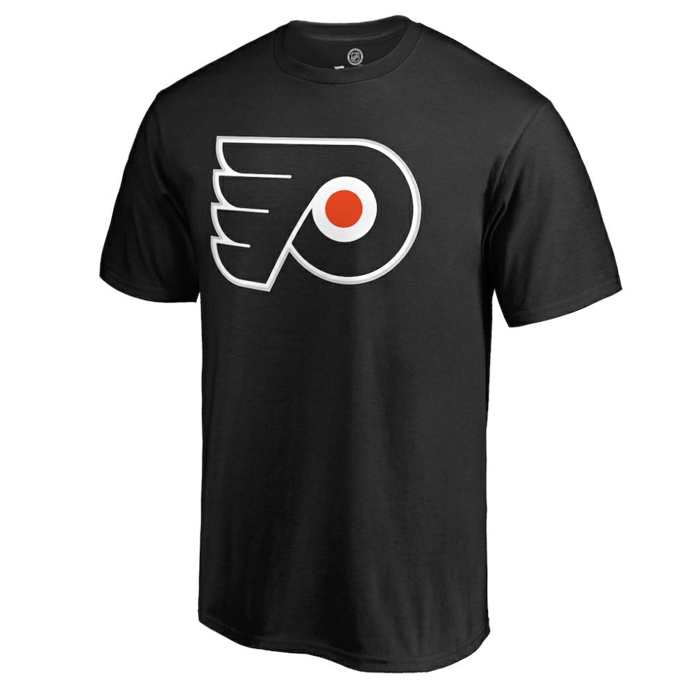 Travis Konecny Philadelphia Flyers Team Logo Backer Name & Number T-Shirt - Black | US 2975456