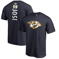 Roman Josi Nashville Predators Backer Name & Number T-Shirt - Navy | US 2975570