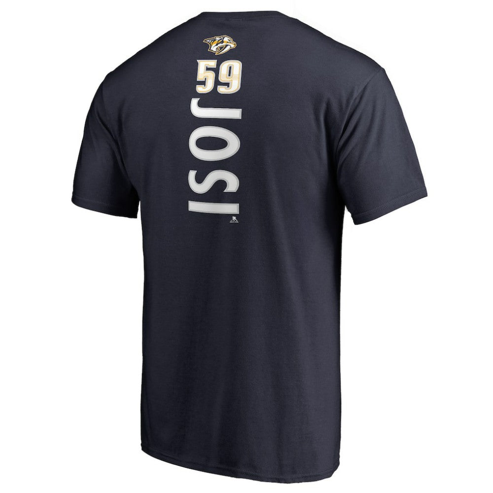 Roman Josi Nashville Predators Backer Name & Number T-Shirt - Navy | US 2975570