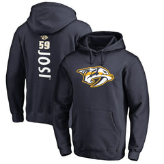 Roman Josi Nashville Predators Backer Name & Number Pullover Hoodie - Navy | US 2975572