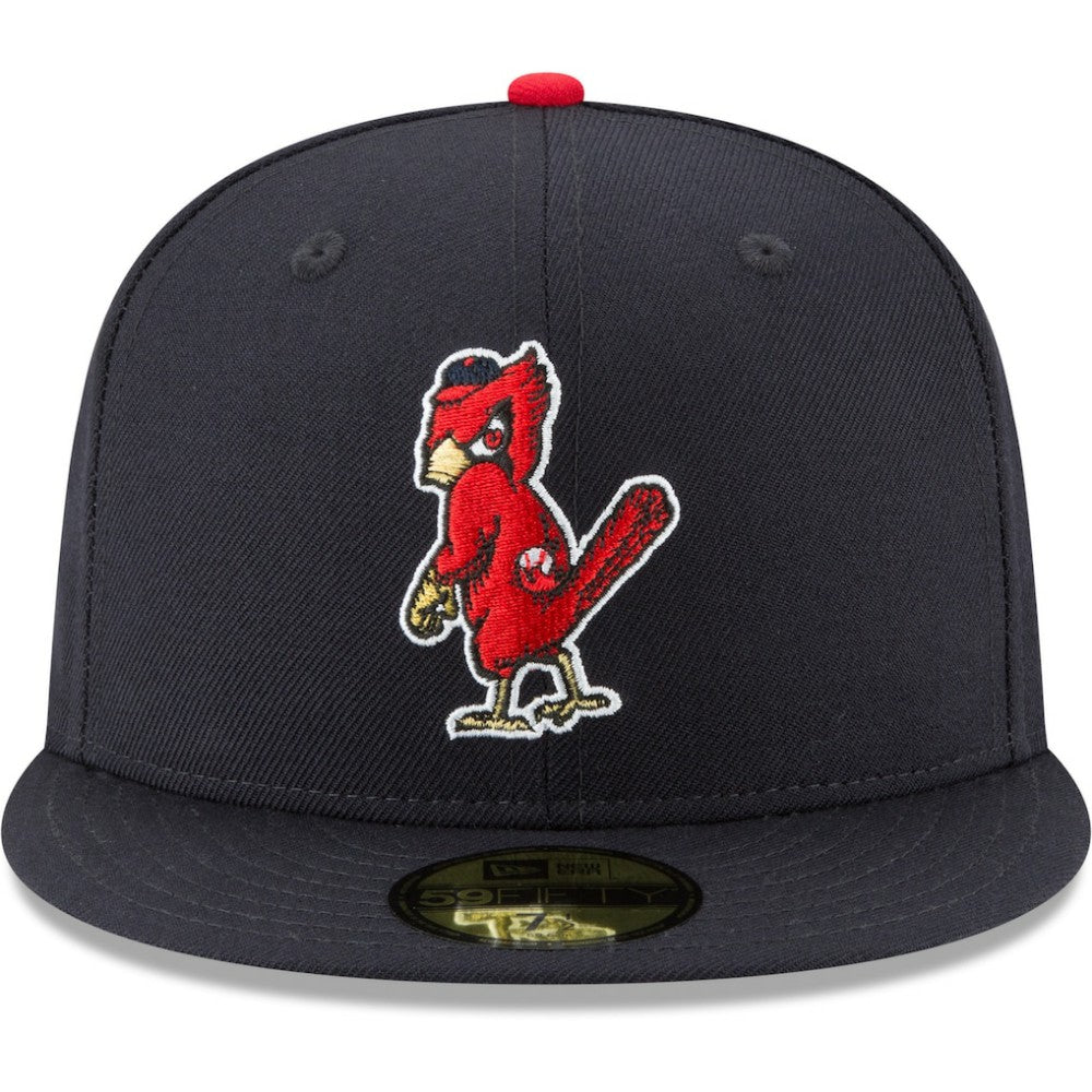 St. Louis Cardinals New Era Cooperstown Collection Wool 59FIFTY Fitted Hat - Navy Hats