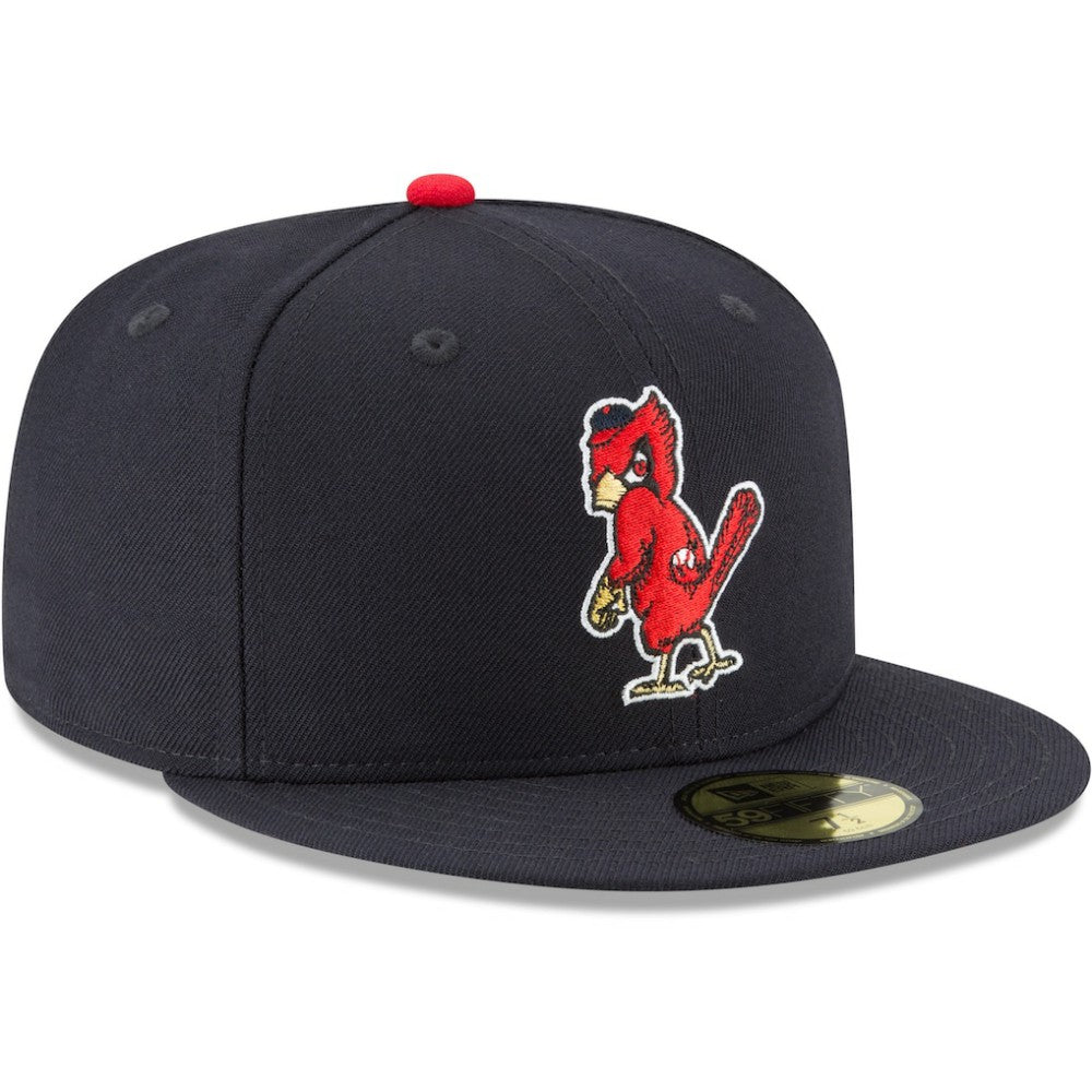St. Louis Cardinals New Era Cooperstown Collection Wool 59FIFTY Fitted Hat - Navy Hats