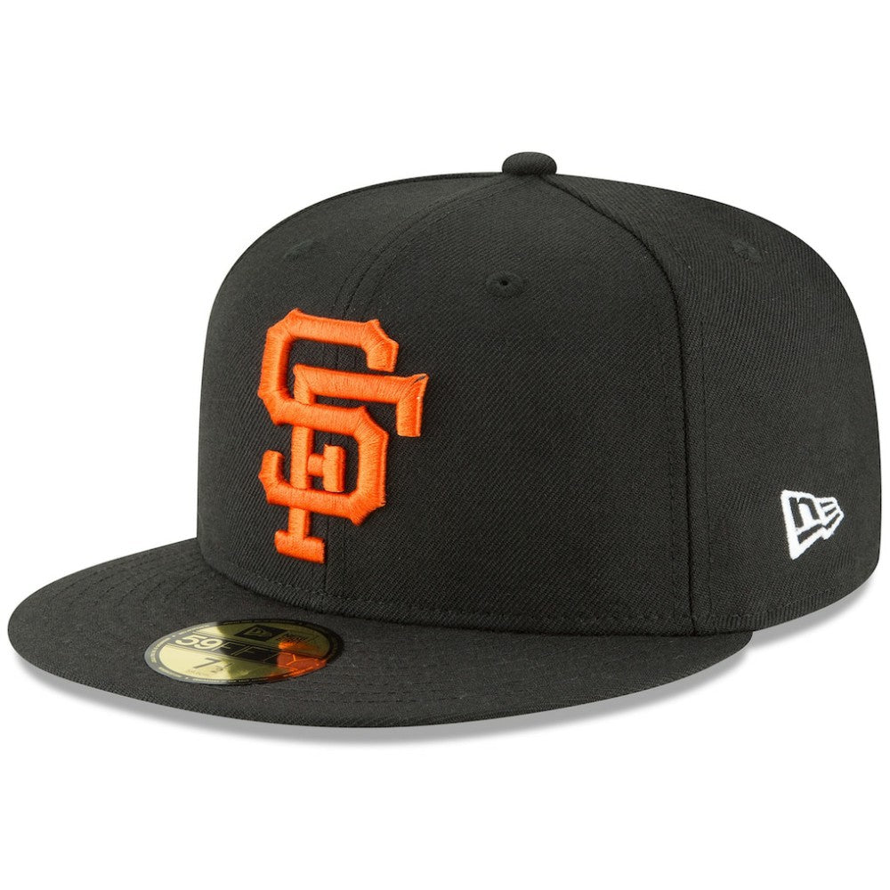 San Francisco Giants New Era Cooperstown Collection Wool 59FIFTY Fitted Hat - Black Hats