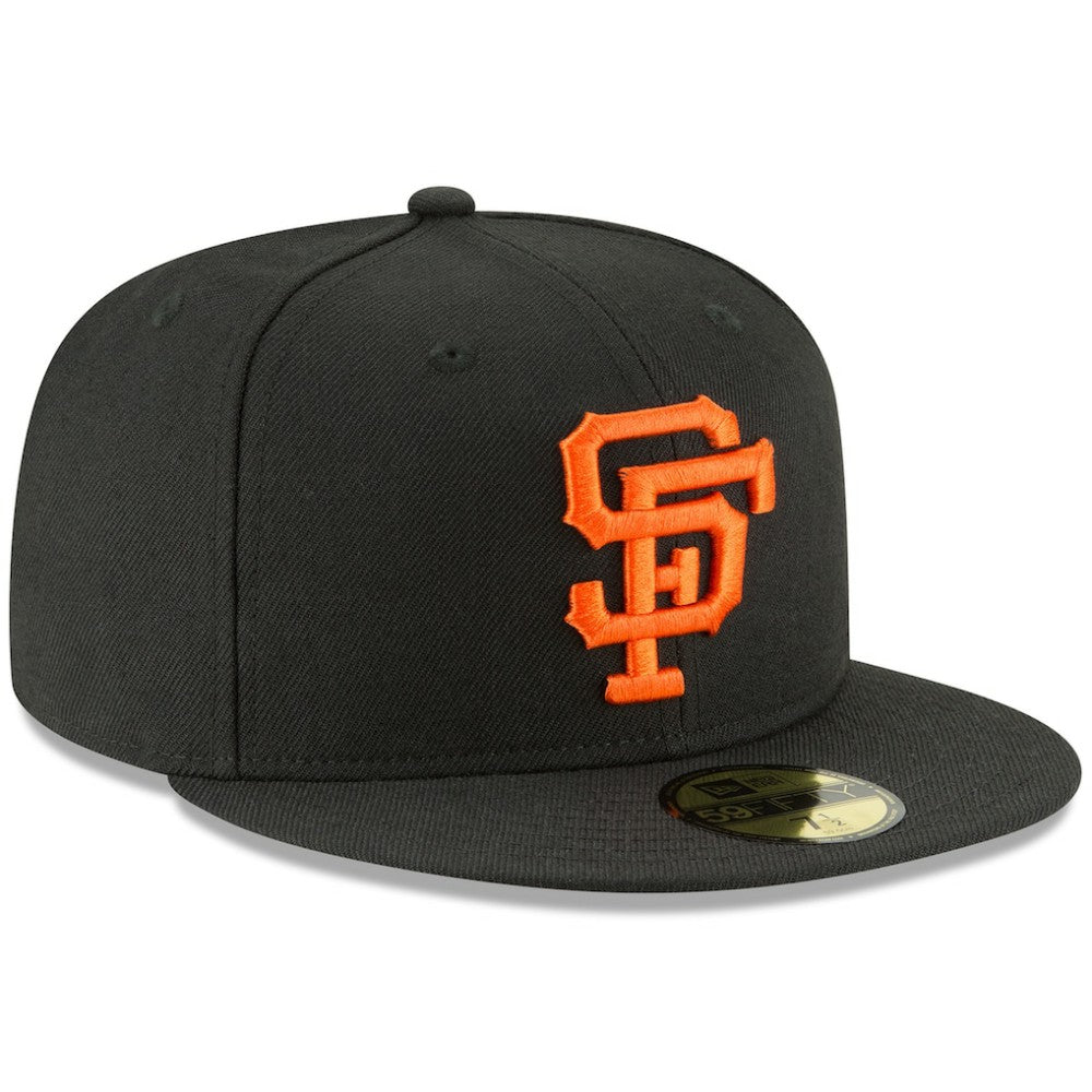 San Francisco Giants New Era Cooperstown Collection Wool 59FIFTY Fitted Hat - Black Hats
