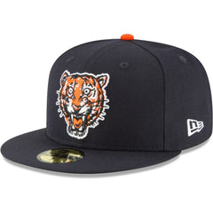 Detroit Tigers New Era Cooperstown Collection Wool 59FIFTY Fitted Hat - Navy Hats