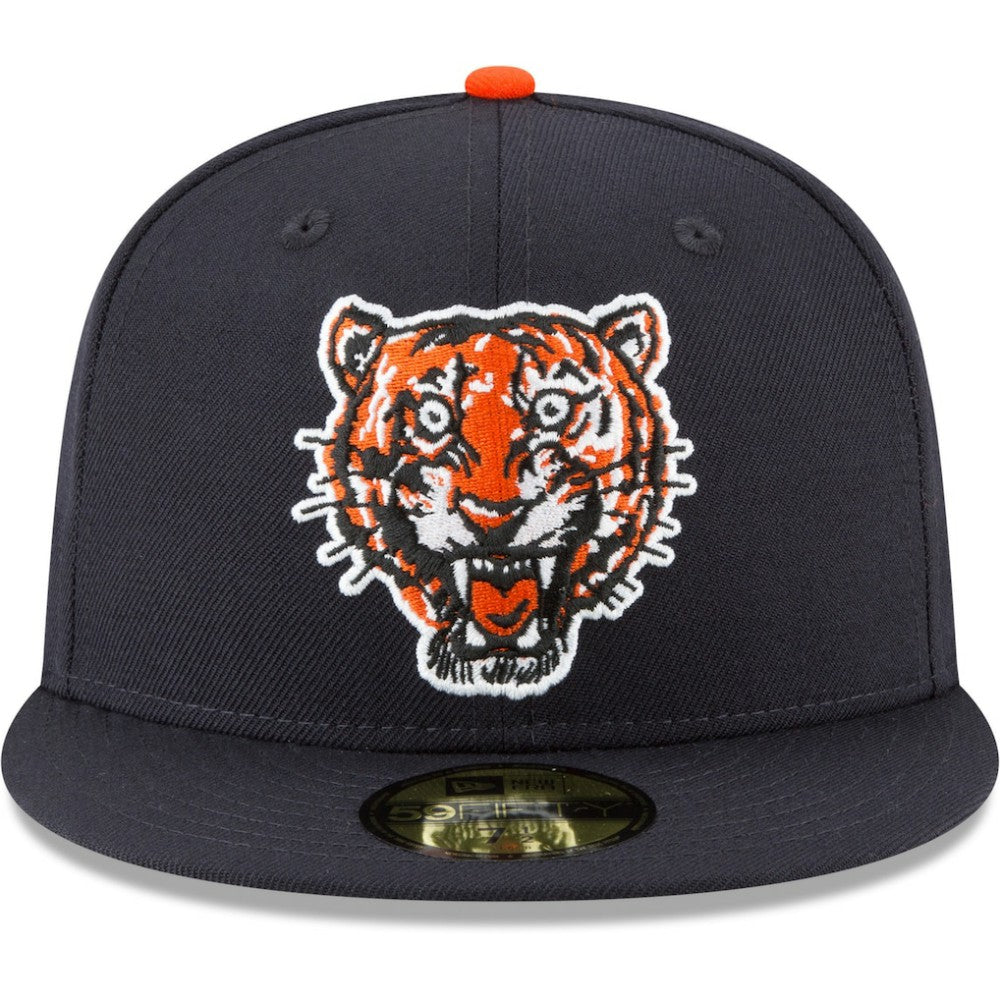 Detroit Tigers New Era Cooperstown Collection Wool 59FIFTY Fitted Hat - Navy Hats
