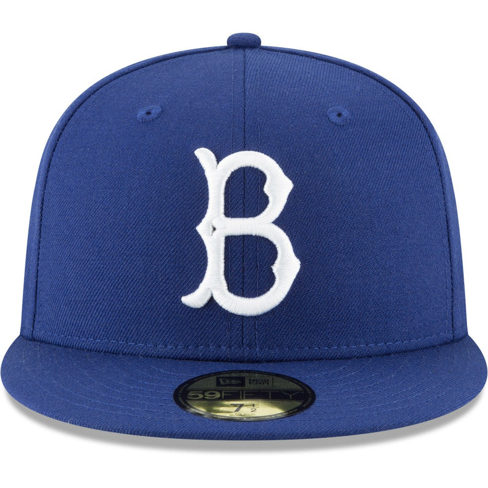 Brooklyn Dodgers New Era Cooperstown Collection Wool 59FIFTY Fitted Hat - Royal Hats