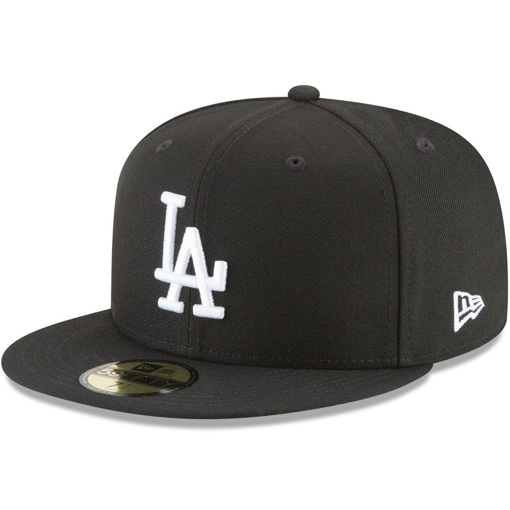 Los Angeles Dodgers New Era 59FIFTY Fitted Hat - Black Hats