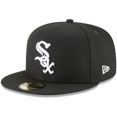Chicago White Sox New Era 59FIFTY Fitted Hat - Black Hats