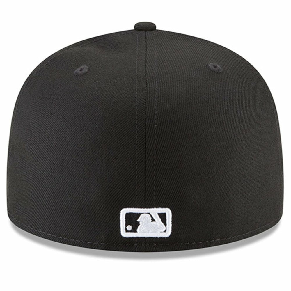 Atlanta Braves New Era 59FIFTY Fitted Hat - Black Hats