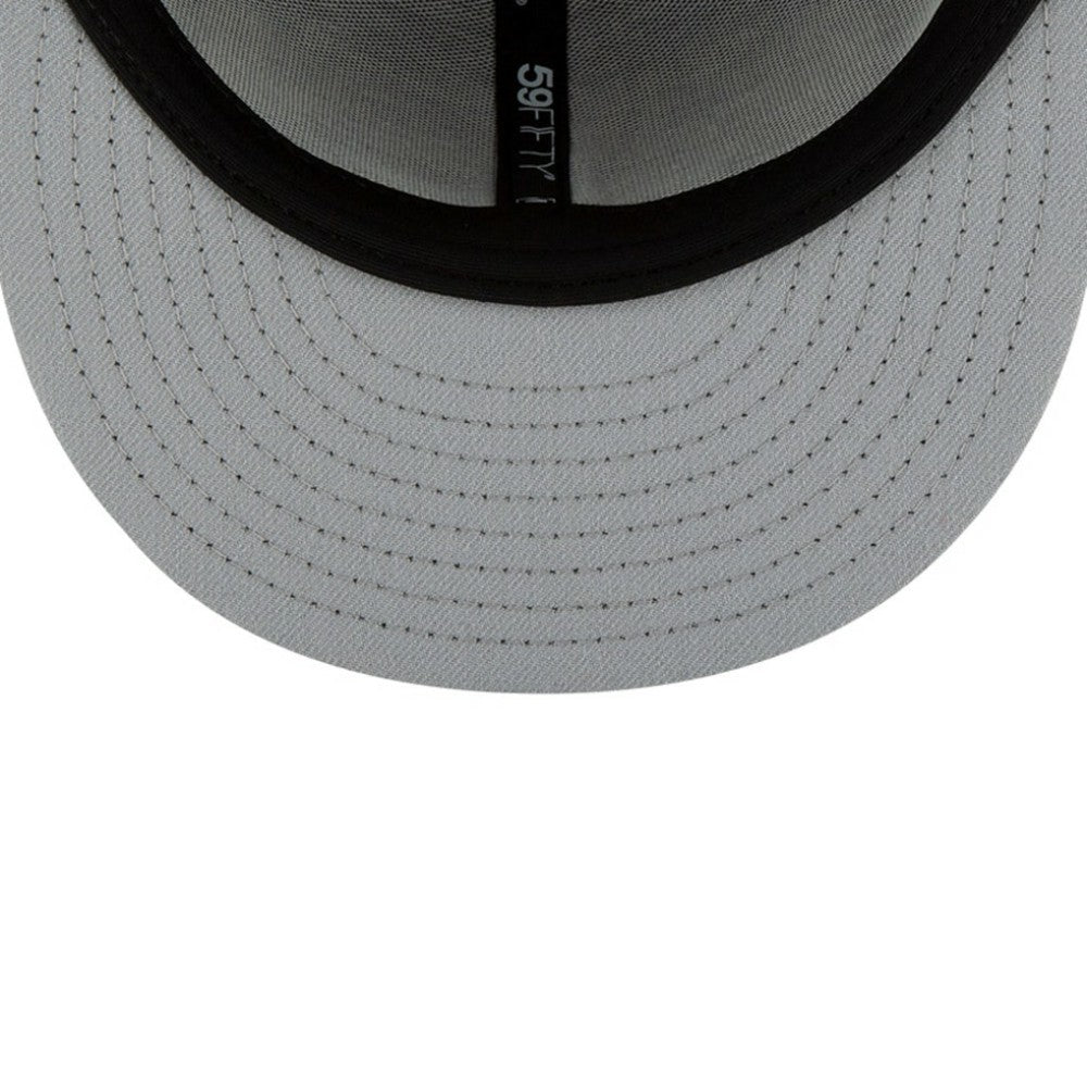 Atlanta Braves New Era 59FIFTY Fitted Hat - Black Hats