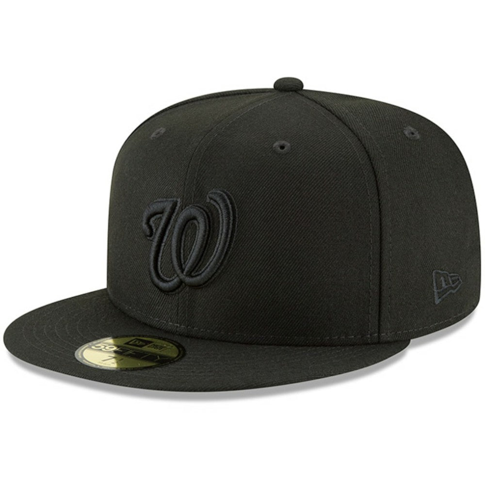 Washington Nationals New Era Primary Logo Basic 59FIFTY Fitted Hat - Black Hats
