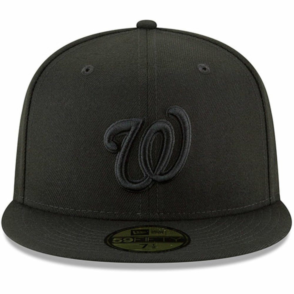 Washington Nationals New Era Primary Logo Basic 59FIFTY Fitted Hat - Black Hats