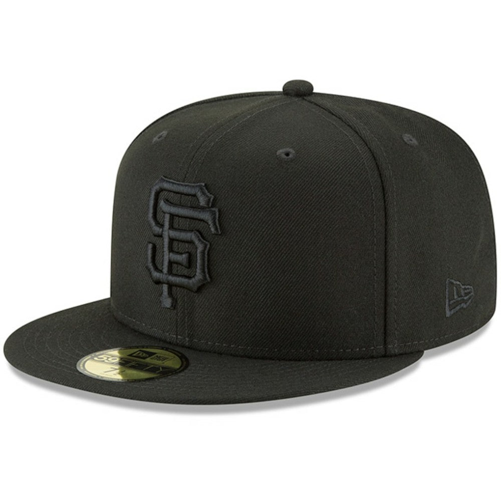San Francisco Giants New Era Primary Logo Basic 59FIFTY Fitted Hat - Black Hats