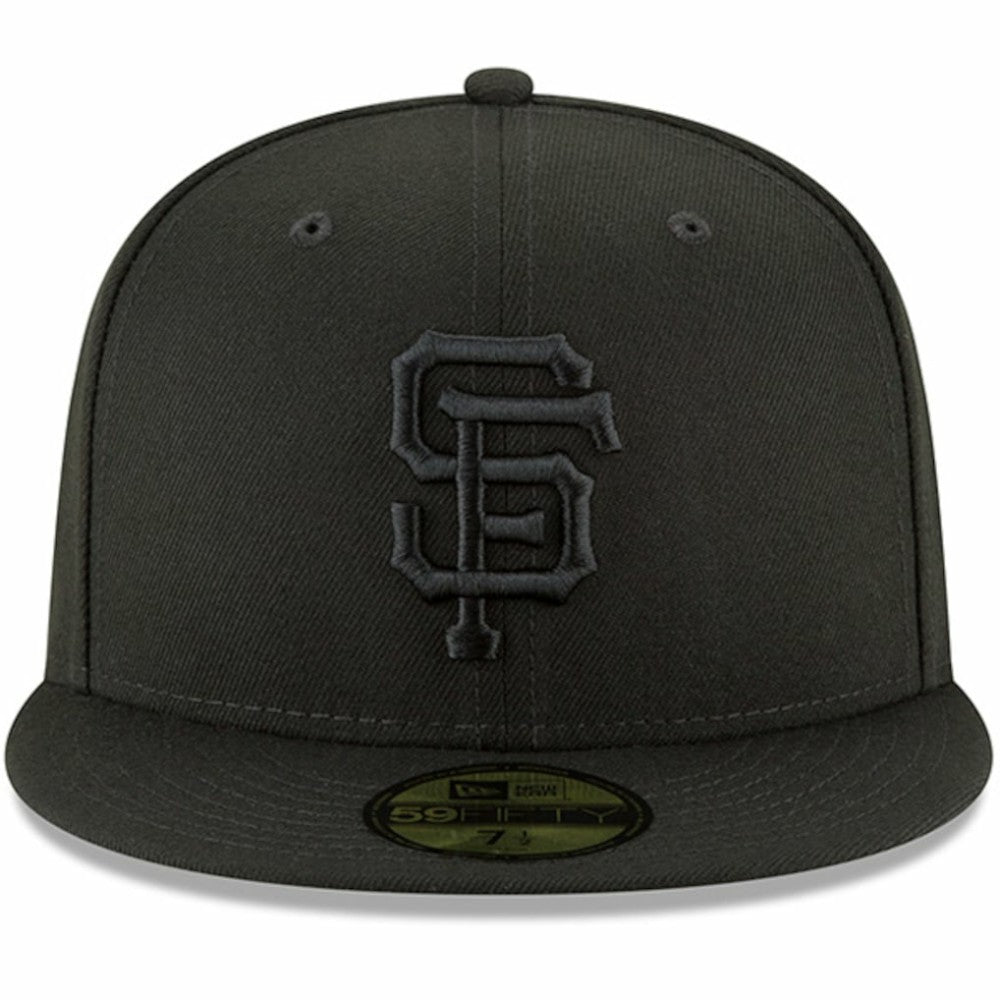 San Francisco Giants New Era Primary Logo Basic 59FIFTY Fitted Hat - Black Hats