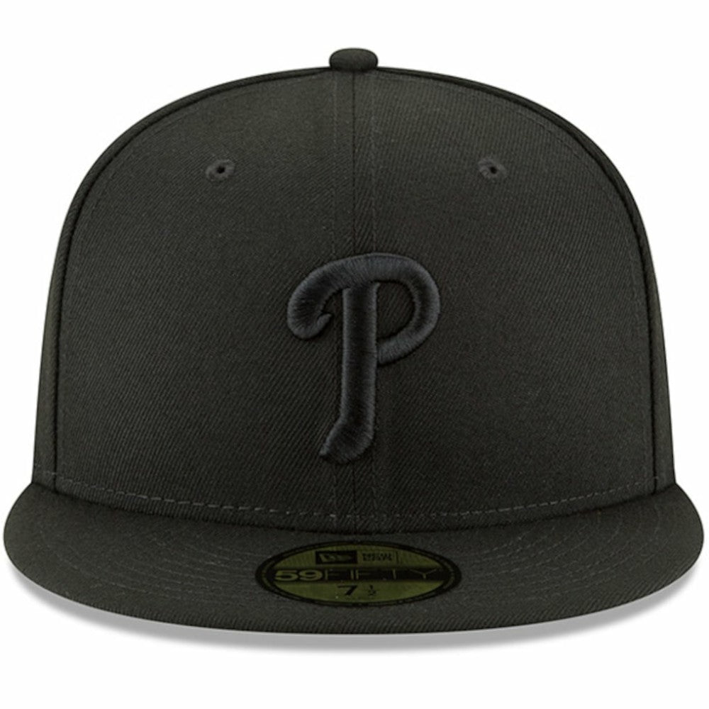 Philadelphia Phillies New Era Primary Logo Basic 59FIFTY Fitted Hat - Black Hats