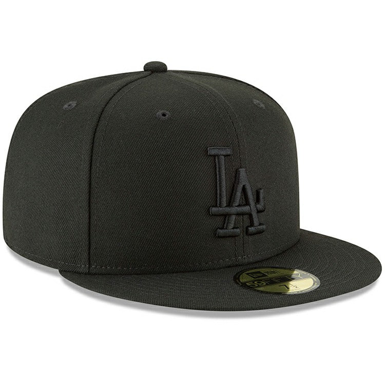 Los Angeles Dodgers New Era Primary Logo Basic 59FIFTY Fitted Hat - Black Hats