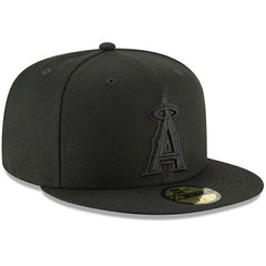 Los Angeles Angels New Era Primary Logo Basic 59FIFTY Fitted Hat - Black Hats
