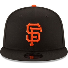 San Francisco Giants New Era Team Color 9FIFTY Snapback Hat - Black Hats