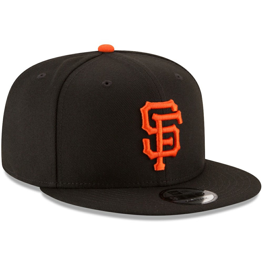 San Francisco Giants New Era Team Color 9FIFTY Snapback Hat - Black Hats