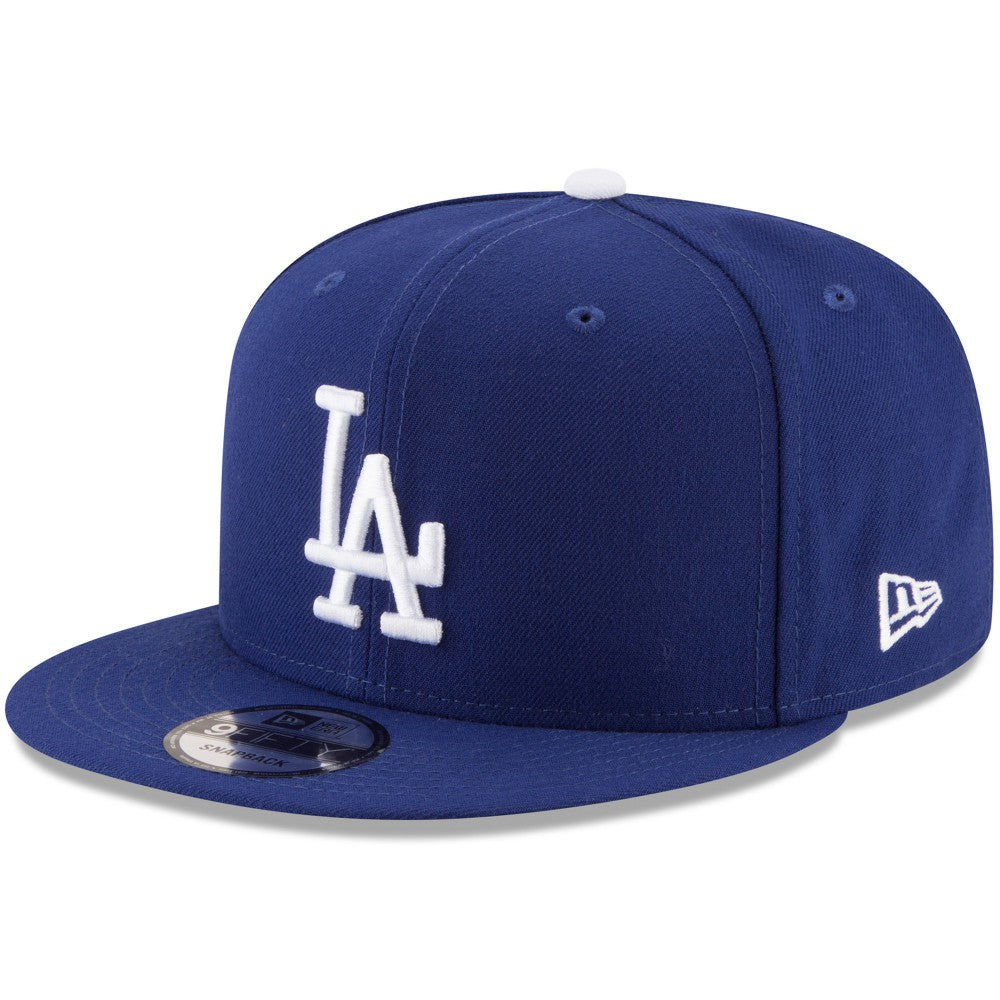 Los Angeles Dodgers New Era Team Color 9FIFTY Snapback Hat - Navy Hats