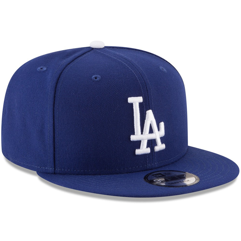 Los Angeles Dodgers New Era Team Color 9FIFTY Snapback Hat - Navy Hats