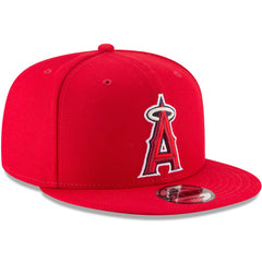 Los Angeles Angels New Era Team Color 9FIFTY Snapback Hat - Red Hats