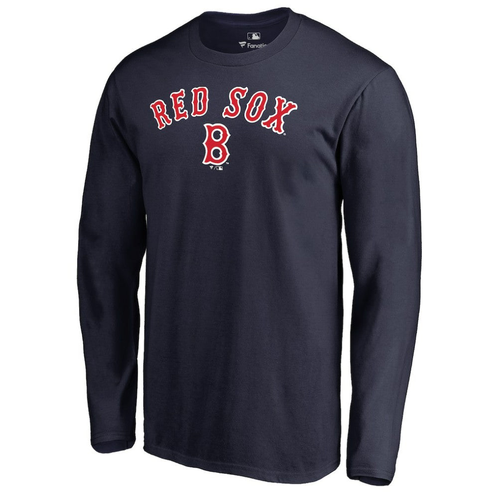 Boston Red Sox Cooperstown Collection Wahconah Long Sleeve T-Shirt - Navy T-shirts