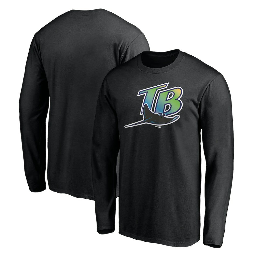 Tampa Bay Rays Cooperstown Collection Wahconah Long Sleeve T-Shirt - Black T-shirts
