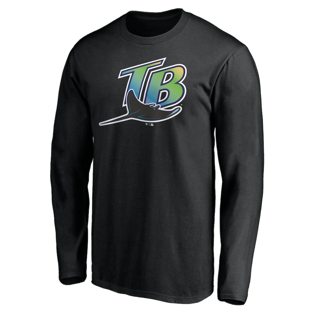 Tampa Bay Rays Cooperstown Collection Wahconah Long Sleeve T-Shirt - Black T-shirts