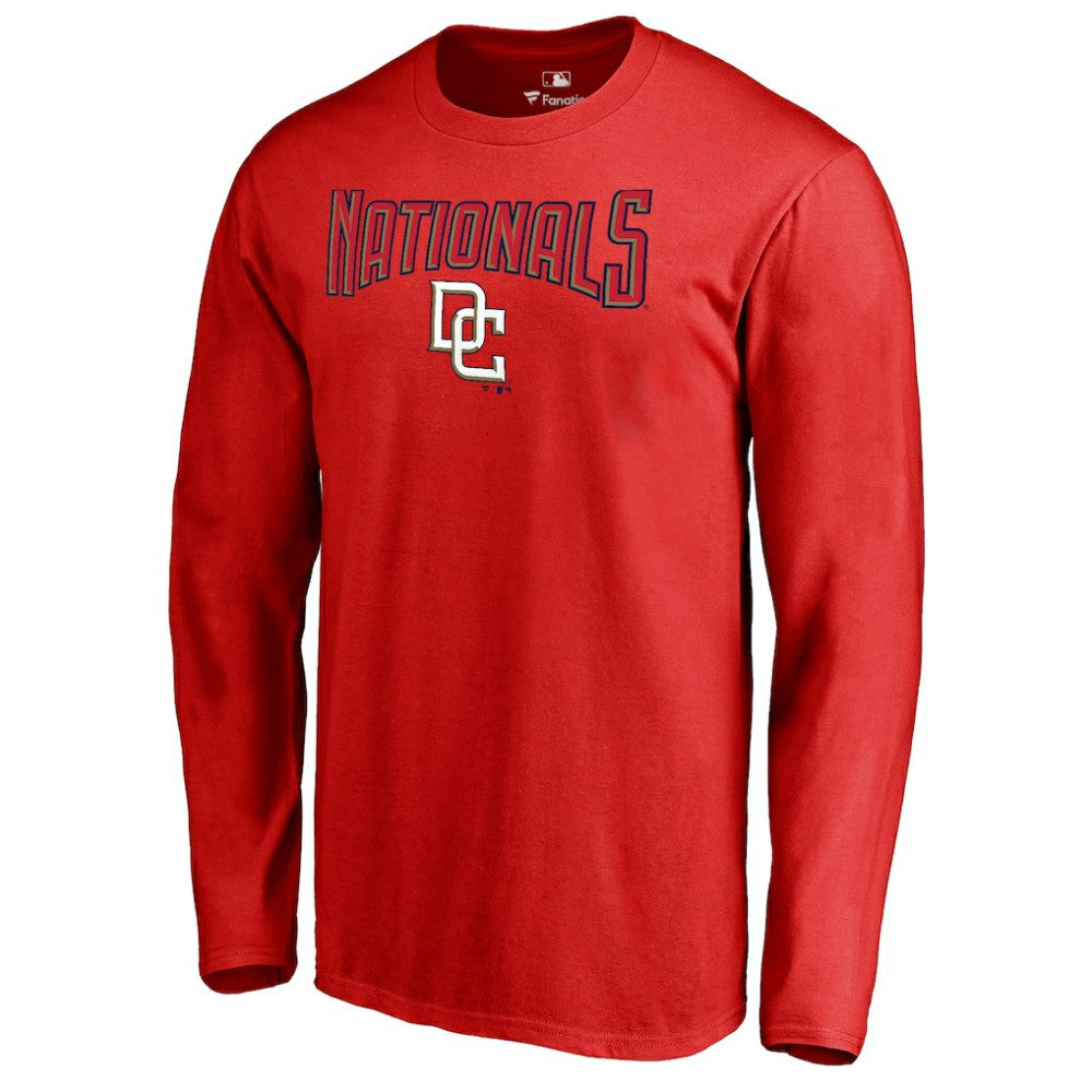 Washington Nationals Cooperstown Collection Wahconah Long Sleeve T-Shirt - Red T-shirts
