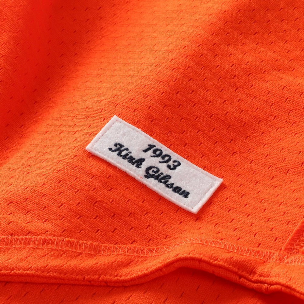 Kirk Gibson Detroit Tigers Mitchell & Ness Cooperstown Collection Mesh Batting Practice Button-Up Jersey - Orange Jerseys