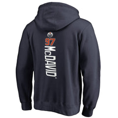Connor McDavid Edmonton Oilers Backer Name & Number Pullover Hoodie - Navy | US 2984669