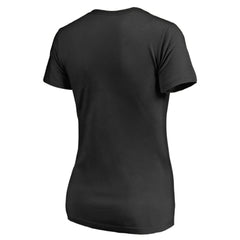 Pittsburgh Pirates Women's Hometown Collection Yinzer Nation V-Neck T-Shirt - Black T-shirts