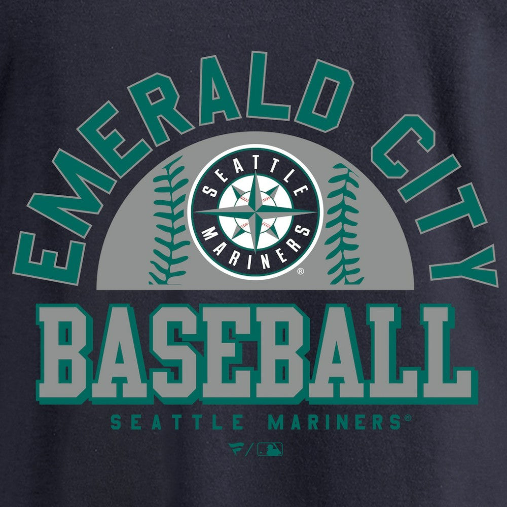 Seattle Mariners Hometown Collection Cascadia Pullover Hoodie - Navy Hoodies